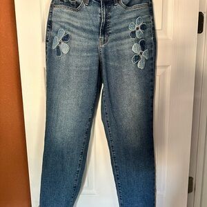 Old Navy Blue High Rise Straight Leg Jeans 6T